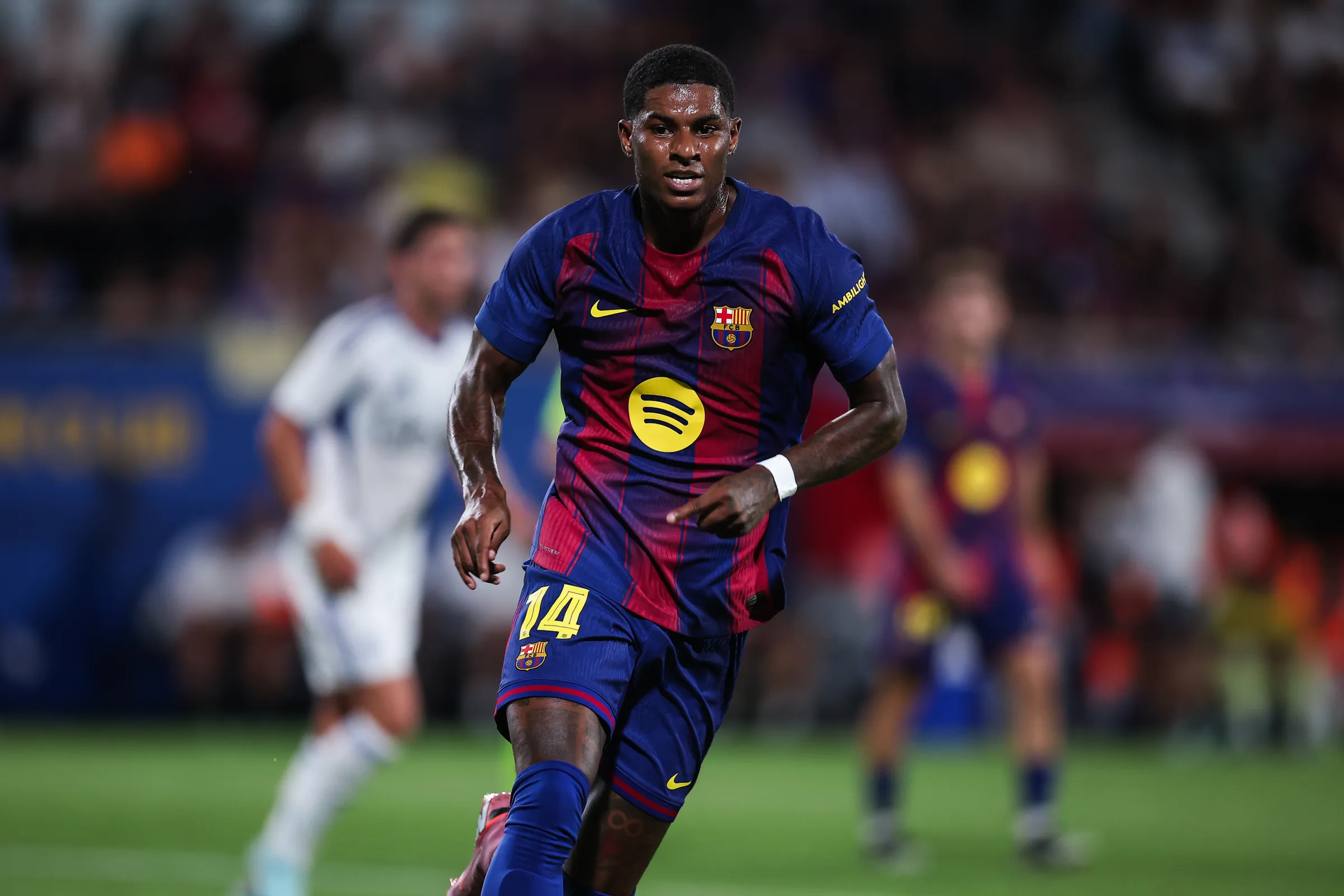 Rashford เฉลิมฉลองกับเพื่อนร่วมทีม