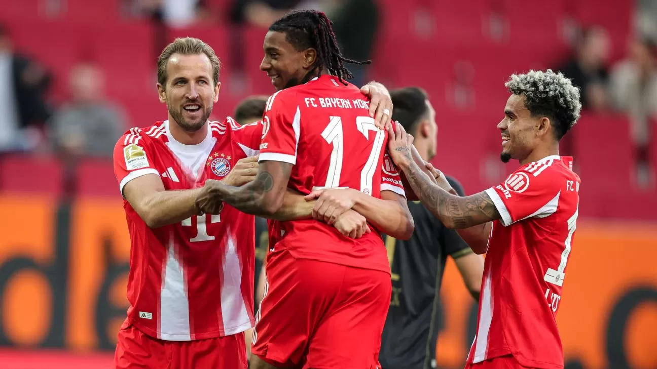 สามประสานแนวรุก บาเยิร์น มิวนิค เคน โอลีเซ และ ดีอาซ